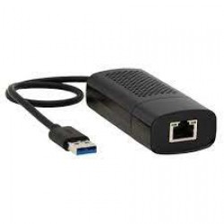 U336-06N-2P5-B USB to RJ45 Gigabit Ethernet Network Adapter (M/F) - USB 3.1 Gen 1, 2.5 Gbps Ethernet, Black