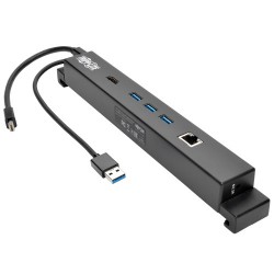U342-HGU3 USB 3.0 Docking Station for Microsoft Surface and Surface Pro, USB-A, HDMI and Gigabit Ethernet Ports, 4Kx2K UHD / 1080p