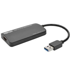 U344-001-HD-4K USB 3.0 SuperSpeed to HDMI Dual-Monitor External Video Graphics Card Adapter, 512 MB SDRAM, 4K x 2K