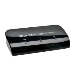 U344-001-HDDVI USB 3.0 SuperSpeed to DVI and HDMI Dual Monitor Video Display Adapter