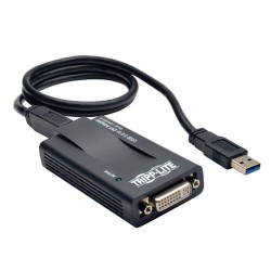 U344-001-R USB 3.0 SuperSpeed to VGA-DVI Adapter, 512MB SDRAM - 2048x1152,1080p
