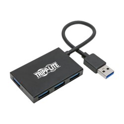 U360-004-4A-AL USB 3.0 SuperSpeed Slim Hub, 5 Gbps - 4 USB-A Ports, Portable, Aluminum