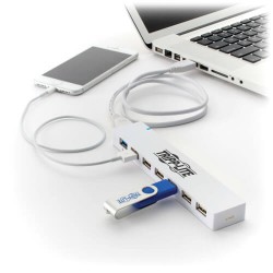 U360-007C-2X3 7-Port USB 3.0 / USB 2.0 Combo Hub - USB Charging, 2 USB 3.0 & 5 USB 2.0 Ports