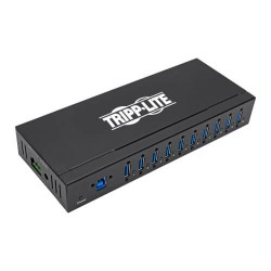 U360-010-IND 10-Port Industrial-Grade USB 3.0 SuperSpeed Hub - 20 kV ESD Immunity, Iron Housing, Mountable