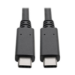 U420-003-G2-5A USB 3.1 Gen 2 (10 Gbps) Cable with 5A Rating, USB-C to USB-C (M/M), 3 ft.