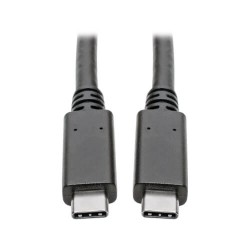U420-C06 USB Type-C to Type-C Cable, M/M, 3.1, Gen 1, 5 Gbps, 6 ft. - Thunderbolt 3, USB-IF Certified, 3A