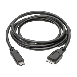 U426-006 USB Type-C to USB Micro-B Cable (M/M) - 3.1, 5 Gbps, Gen 1, Thunderbolt 3 Compatible, 6 ft.