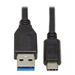 U428-20N-G2 USB-C to USB-A Cable (M/M), USB 3.1 Gen 2 (10 Gbps), Thunderbolt 3 Compatible, 20-in.