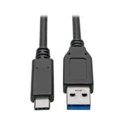 U428-C03-G2 USB Type-C to USB Type-A Cable, 3.1, 10 Gbps, Gen 2, M/M, USB-IF Certified, 3 ft. - Thunderbolt 3