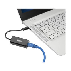 U436-06N-GB USB-C to Gigabit Network Adapter with Thunderbolt 3 Compatibility - Black