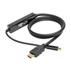 U444-003-H USB 3.1 Gen 1 USB-C to HDMI 4K Adapter Cable (M/M), Thunderbolt 3 Compatible, 4K @30Hz, 3 ft.