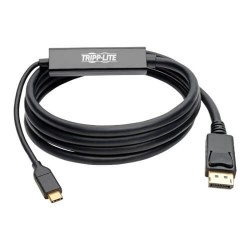 U444-006-DP USB-C to DisplayPort Cable, 4K @ 60Hz, Thunderbolt 3, 6 ft.
