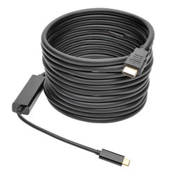 U444-016-H USB 3.1 Gen 1 USB-C to HDMI 4K Adapter Cable (M/M), Thunderbolt 3 Compatible, 4K @30Hz, 16 ft.