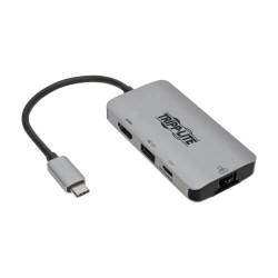 U444-06N-H4GUSC USB 3.1 C Adapter with PD Charging - 100W, Ultra 4K HDMI, Gigabit Ethernet & USB-A Hub Port, Gray