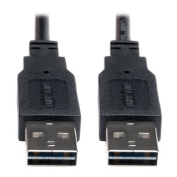 UR020-006 Universal Reversible USB 2.0 Cable (Reversible A to Reversible A M/M), 6-ft.