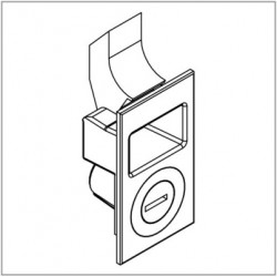 390665 Rack Side Panel Latch voor SRXXUB