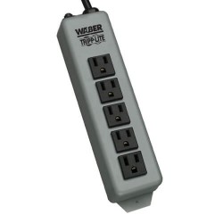 602-15 Waber-by-Tripp Lite 5-Outlet Industrial Power Strip, 15-ft. Cord, Switchless