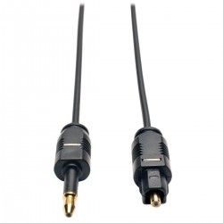 A104-02M Ultra Thin Toslink to Mini Toslink Digital Optical SPDIF Audio Cable, 2M (6.6-ft.)