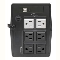 AVRT650U 650VA 480W Line-Interactive UPS with 6 Outlets - AVR, 120V, 50/60 Hz, USB, Tower