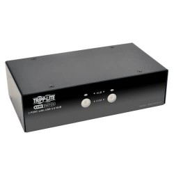 B004-DPUA2-K 2-Port DisplayPort KVM Switch with Audio, Cables and USB 3.0 SuperSpeed Hub