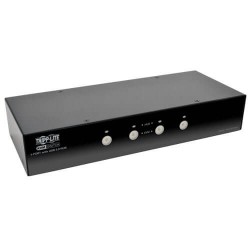 B004-DPUA4-K 4-Port DisplayPort KVM Switch with Audio, Cables and USB 3.0 SuperSpeed Hub
