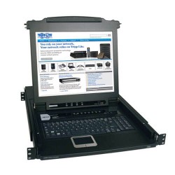 B020-008-17 NetDirector 8-Port 1U Rack-Mount Console KVM Switch with 17-in. LCD