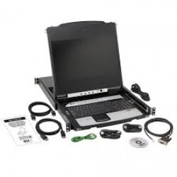 B030-DP16-17D NetController 16-Port 1U Rack-Mount Console KVM Switch with 17-in. LCD