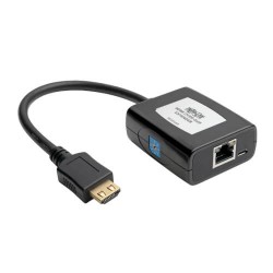 B126-1A0-U HDMI over Cat5/Cat6 Active Extender, Pigtail-Style Receiver for Video and Audio, 1080p @ 60 Hz, USB Powe