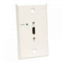 B126-1P0-WP-1 HDMI over Cat5/Cat6 Passive Extender, Wallplate Remote Receiver for Video and Audio, 1080p @60Hz  up 