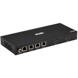 B127A-004-BH - 4-Port HDMI over Cat6 Splitter - 4K 60 Hz, HDR, 4:4:4, PoC, HDCP 2.2, 230 ft. (70.1 m), TAA