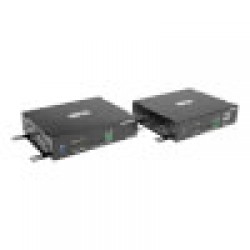 B127F-1A1-MM-DD DisplayPort over Fiber Extender Kit - 4K @ 30 Hz, RS-232, IR, USB, Duplex Multimode LC, 985 ft., TA