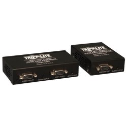 B130-101A-2 VGA with Audio over Cat5/Cat6 Extender Kit, Box-Style Transmitter & Receiver with EDID, 1920x1440 a