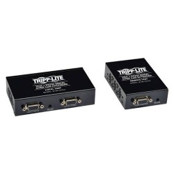 B130-101S-2 VGA with RS232 over Cat5/Cat6 Extender Kit, Box-Style Transmitter and Receiver with EDID, 1920x1440 at 