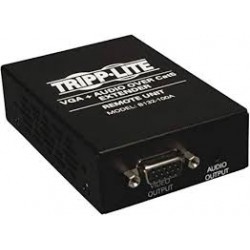 B132-100A VGA with Audio over Cat5/Cat6 Extender, Box-Style Receiver, 1920x1440 at 60Hz, Up to 1000-ft., TAA