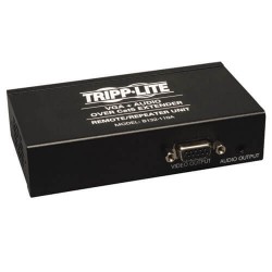 B132-110A VGA with Audio over Cat5/Cat6 Extender, Box-Style Repeater, 1920x1440 at 60Hz, Up to 1000-ft., TAA