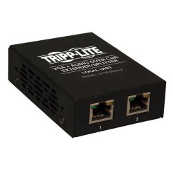 B132-002A-2 2-Port VGA with Audio over Cat5/Cat6 Extender Splitter, Box-Style Transmitter with EDID, 1920x1440 at 6