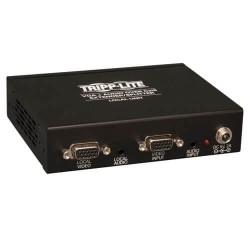 B132-004A-2 4-Port VGA with Audio over Cat5/Cat6 Extender Splitter, Box-Style Transmitter with EDID, 1920x1440 at 6
