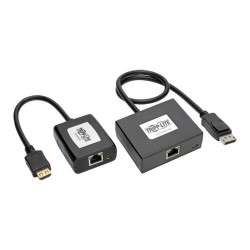 B150-1A1-HDMI DisplayPort to HDMI over Cat5/6 Active Extender Kit, Pigtail-Style Transmitter/Receiver, Video/Audio,