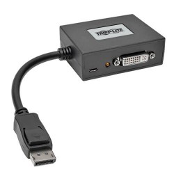 B156-002-DVI-V2 2-Port DisplayPort 1.2 to DVI Multi-Stream Transport (MST) Hub, 1920 x 1080 (1080p), TAA