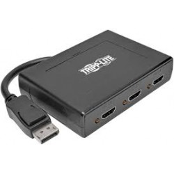 B156-003-HD-V2 3-Port DisplayPort 1.2 to HDMI Multi-Stream Transport (MST) Hub, 3840 x 2160 (4K x 2K) @ 60 Hz UHD, 