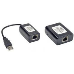 B203-101-PNP 1-Port Plug-and-Play USB 2.0 over Cat5/Cat6 Extender Kit, Transmitter & Receiver, USB up to 164 ft