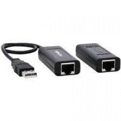 B203-101-POC 1-Port USB over Cat5/Cat6 Extender Kit with Power over Cable - USB 2.0, Up to 164 ft. (50 m), Black