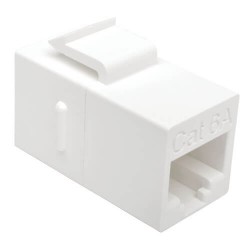 BHDBT-001-FF Cat6a Straight-Through Modular In-Line Snap-In Coupler (RJ45 F/F), TAA