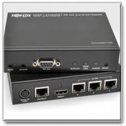 BHDBT-K-E3SI-LR HDBaseT HDMI over Cat5e/6/6a Extender Kit with Ethernet, Serial and IR Control, 4K x 2K @ 30Hz / 10