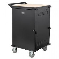 CSCSTORAGE1 - Locking Storage Cart for Mobile Devices and AV Equipment - Black