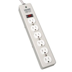 DG115-SI Waber-by-Tripp Lite 6-Outlet Industrial Surge Protector, 6-ft. Cord, 2100 Joules