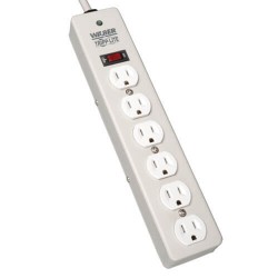 DG206 Waber-by-Tripp Lite 6-Outlet Industrial Surge Protector, 6-ft. Cord, 1050 Joules