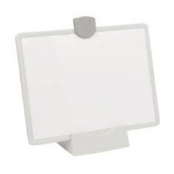 DMWP811VESAMW Magnetisch Droog-Wisbaar Whiteboard met Wit Frame, Standaard, VESA Montagepunten & 3 Stiften (Red