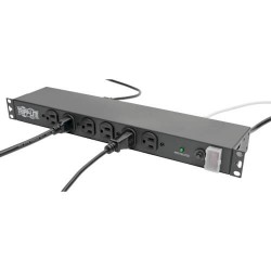DRS-1215 14-Outlet Economy Network Server Surge Protector, 1U Rack-Mount, 15-ft. Cord, 3000 Joules
