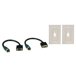 EZA-VGAF-2 Easy Pull Type-A Connectors - (F/F set of VGA with Faceplates)